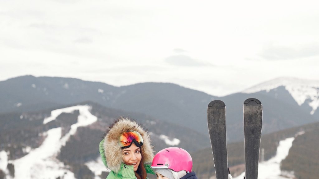 Le plaisir des vacances au ski en famille !