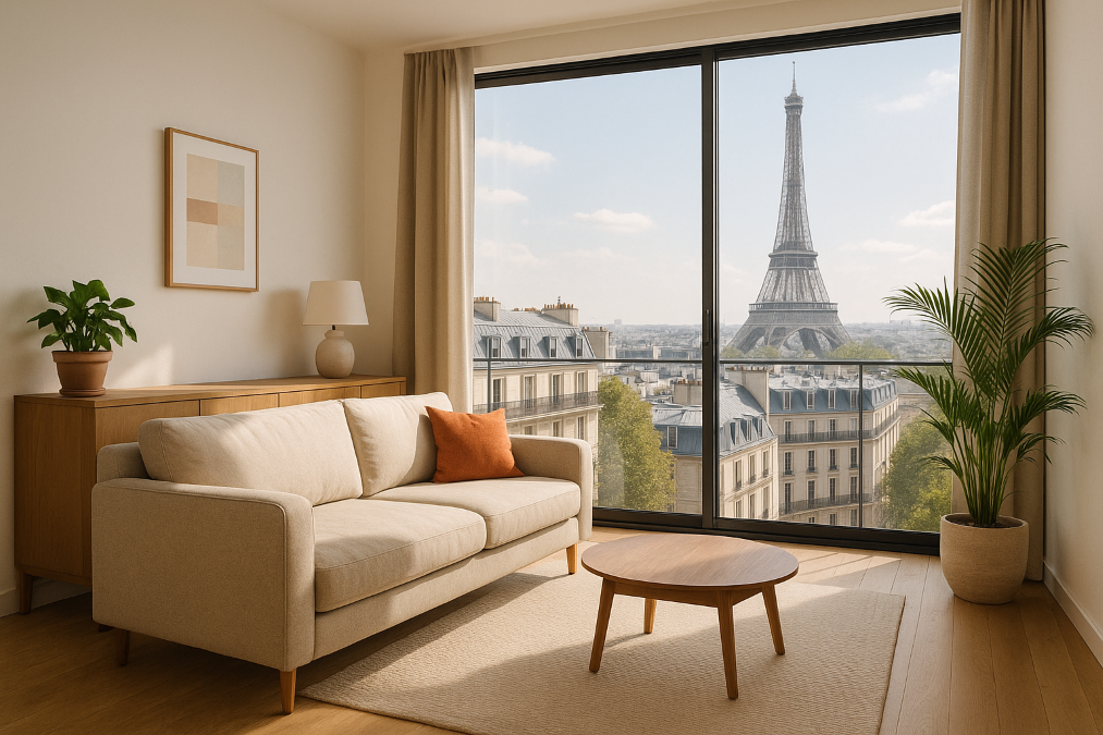 Locannonce Paris – appartement avec vue sur la tour Eiffel