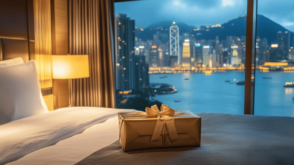 Offrir une carte cadeau hotel, c’est offrir le plaisir d’arriver dans une chambre chaleureuse, avec une surprise élégamment posée sur le lit.